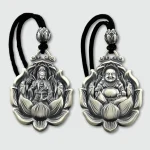 Pendentif Amulette Bouddhiste en Argent