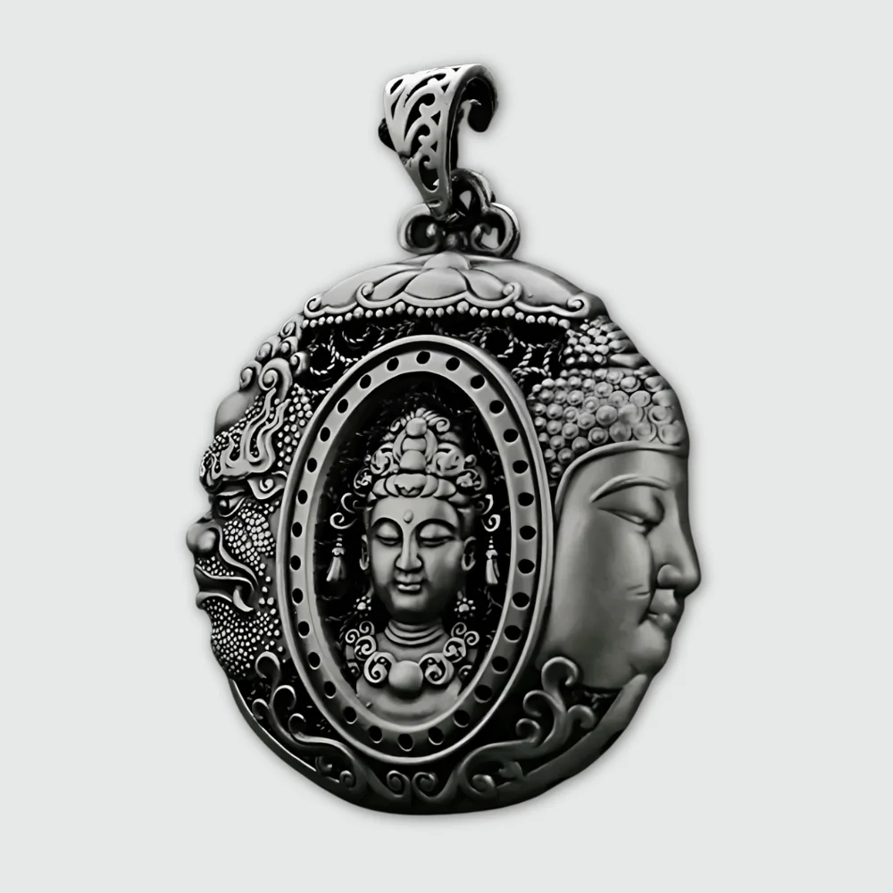 Pendentif Bouddha 3 Visages