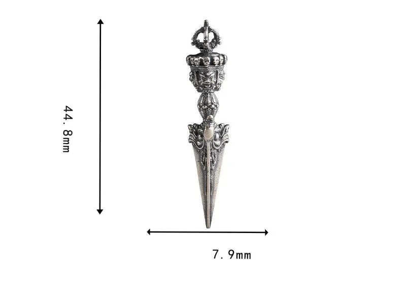 Amulette Phurpa portée