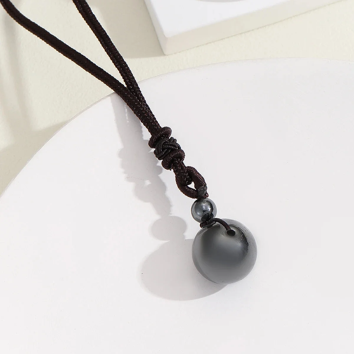 Collier en Pierres Oeil de Tigre Bleu