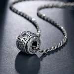 Pendentif Om Mani Padme Hum Rotatif