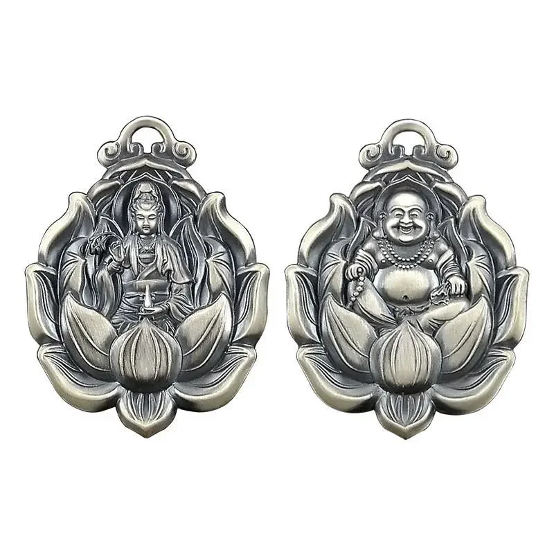 Pendentif Amulette Bouddhiste en Argent – Image 8