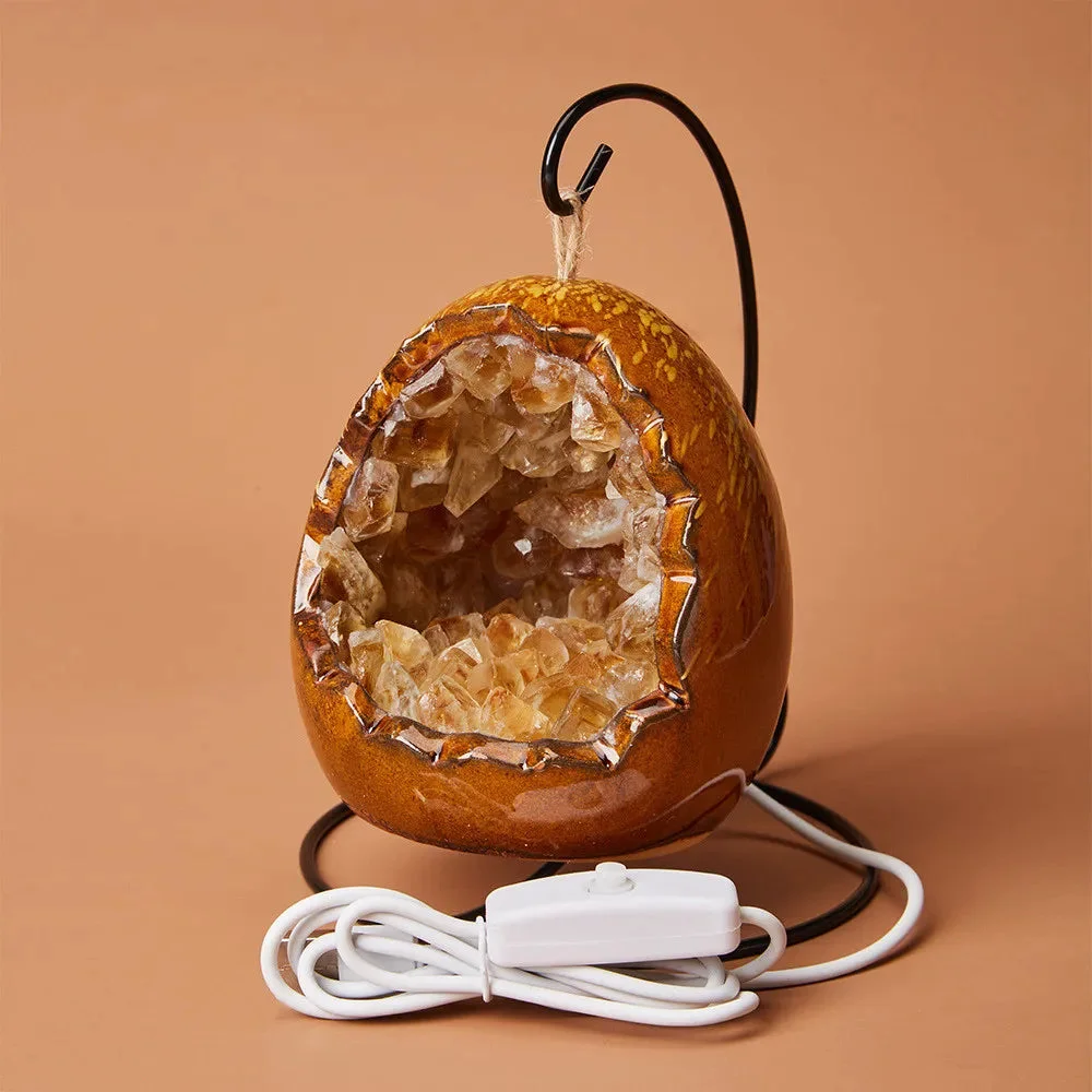 Lampe Oeuf en Améthyste
