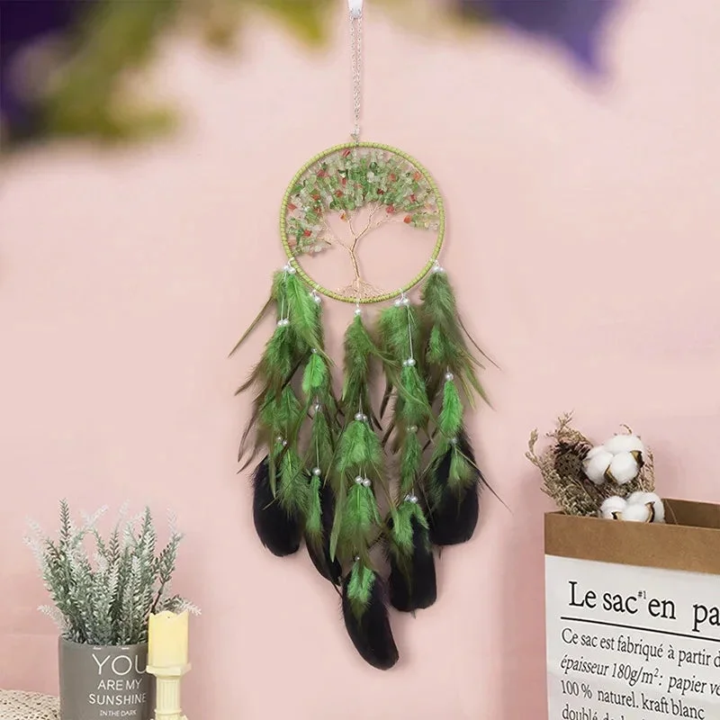 Attrape Reve Arbre de Vie Vert