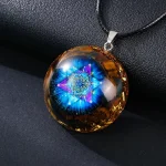 Pendentif D’Orgonite en Pierre de Cristal