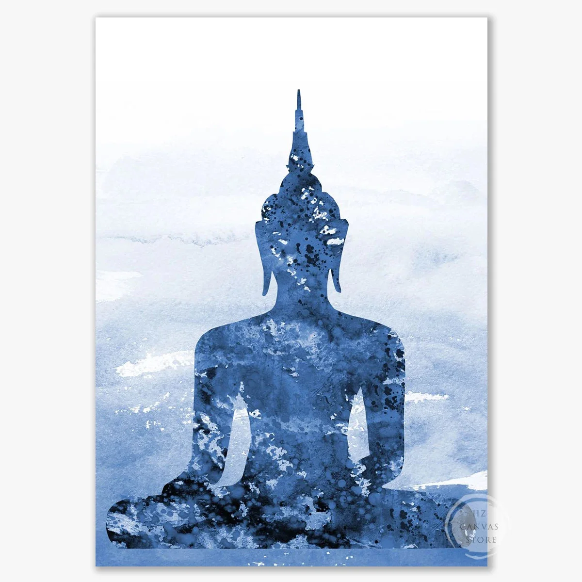 Détails du Tableau Bouddha Bleu