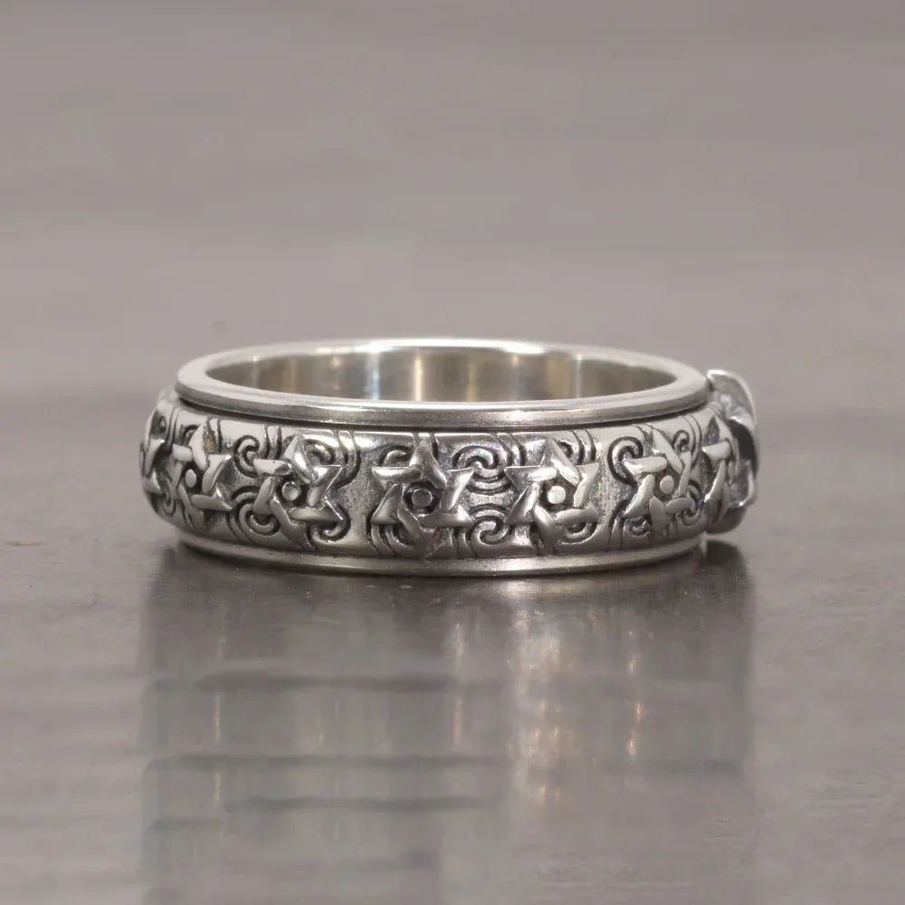 Bague Bouddhiste Tournante