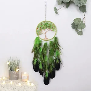 Attrape Reve Arbre de Vie Vert