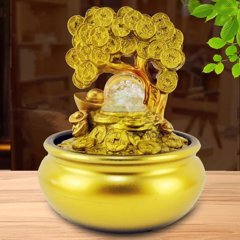 Fontaine Zen dans un espace de vie