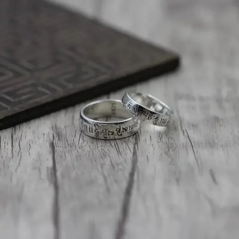 Bague Argent Tibet