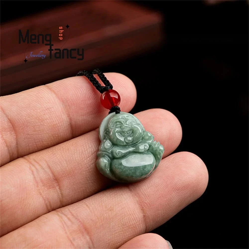 Pendentif Bouddha Double Relief en Jade – Image 5