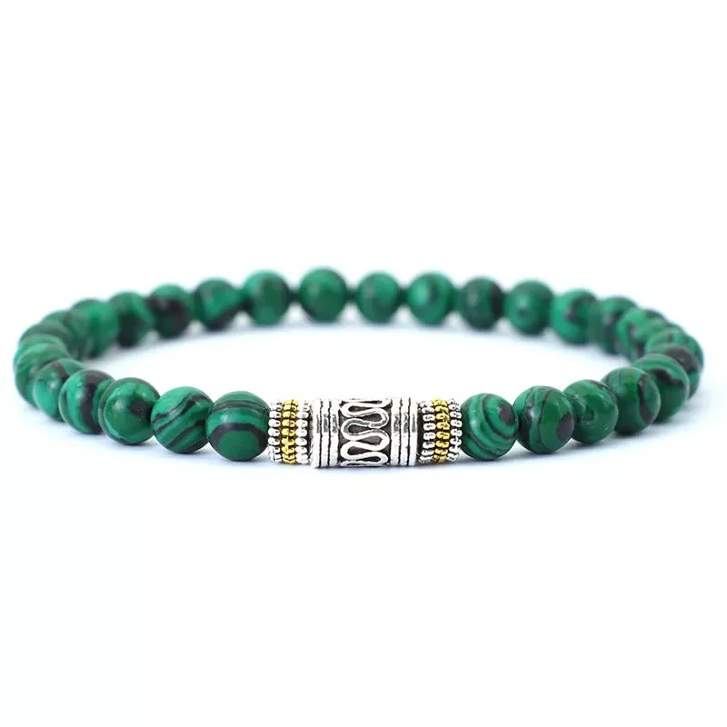 Détails du Bracelet Tibetain Jaspe Rouge
