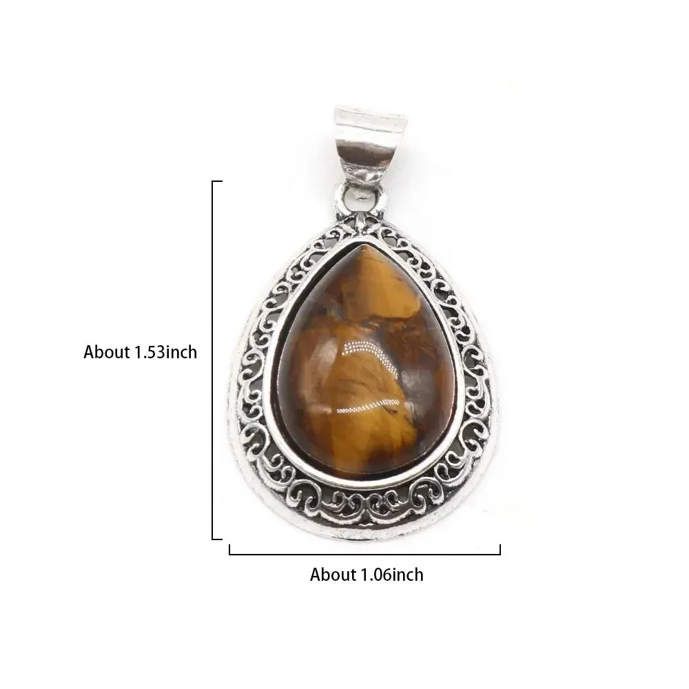 Collier Pierre Oeil de Tigre – Image 3