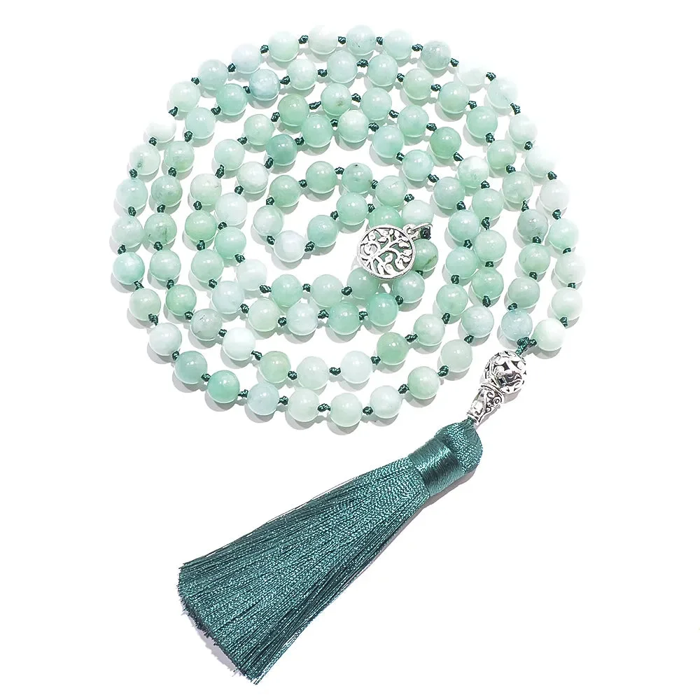Collier Mala de perles de jade birman – Image 5