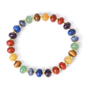 Bracelet Chakra Perles Naturelles