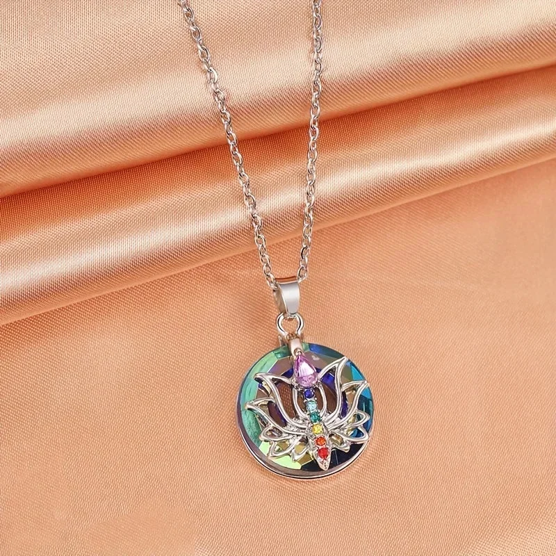 Collier Pendentif 7 Chakras Femme
