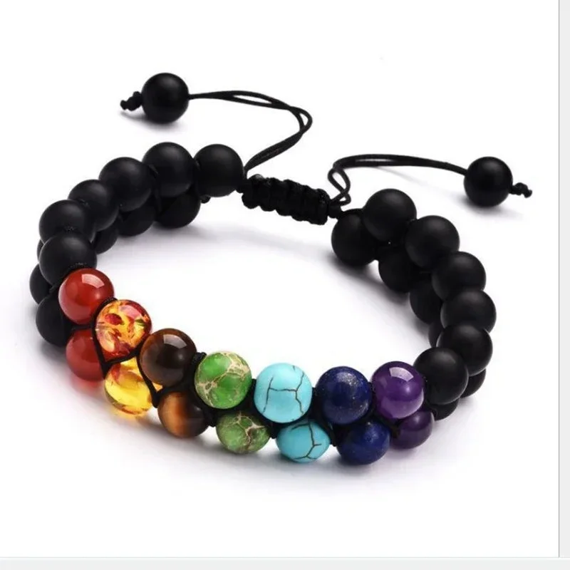 Bracelet 7 Chakra Double