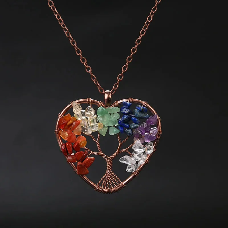 Pendentif Arbre de Vie en Pierre Naturelle