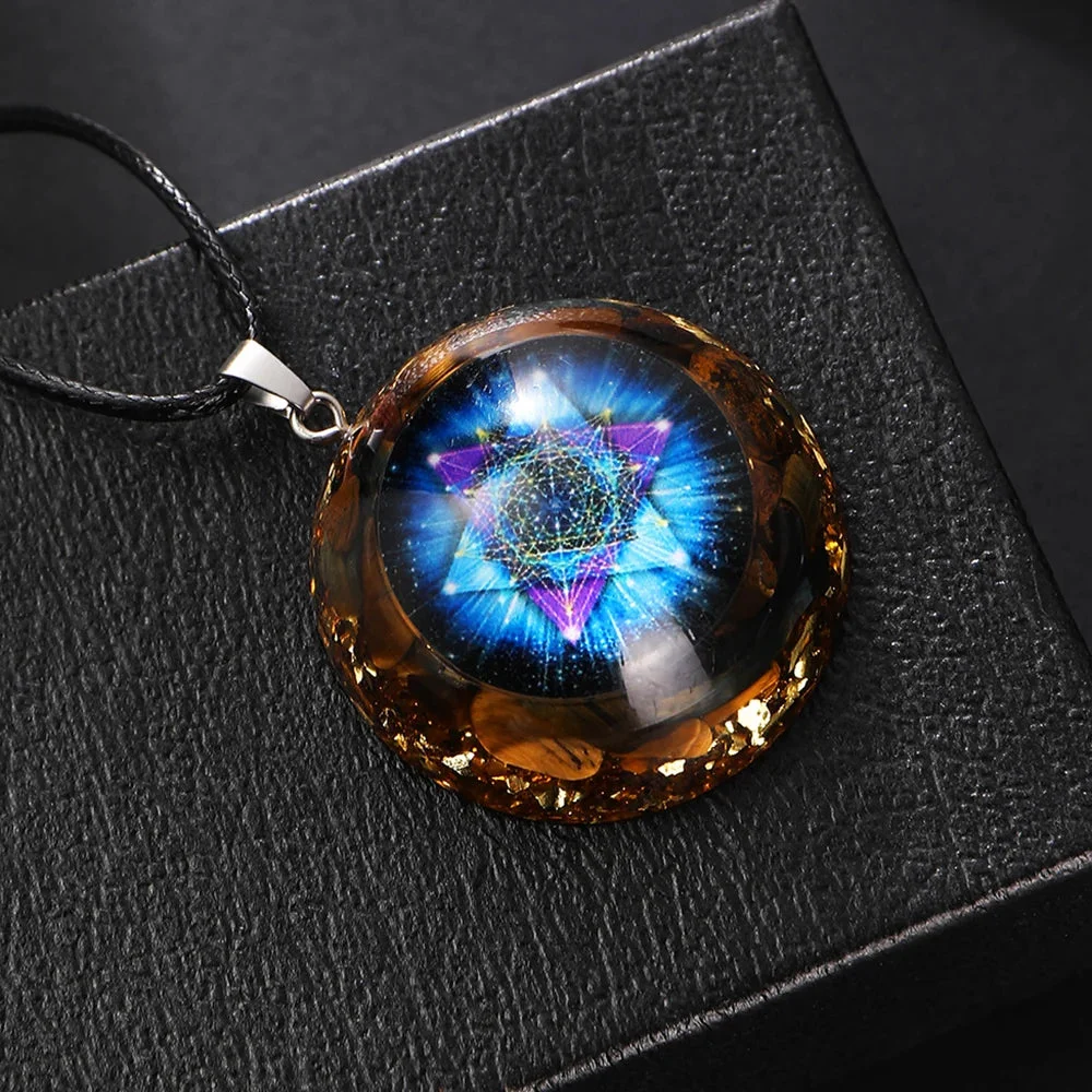Pendentif D’Orgonite en Pierre de Cristal – Image 2