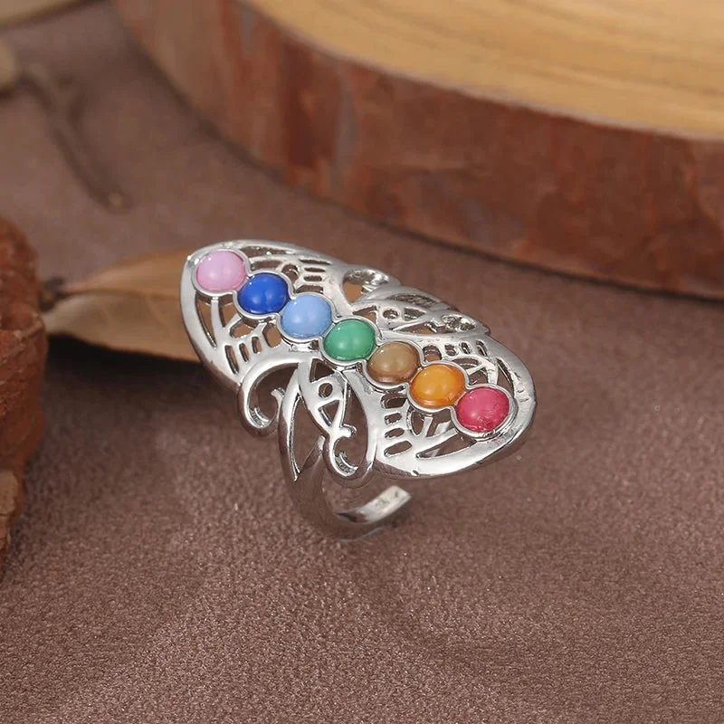 Bague 7 Chakras en situation