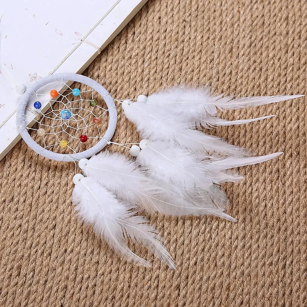 Attrape Reve avec plumes naturelles