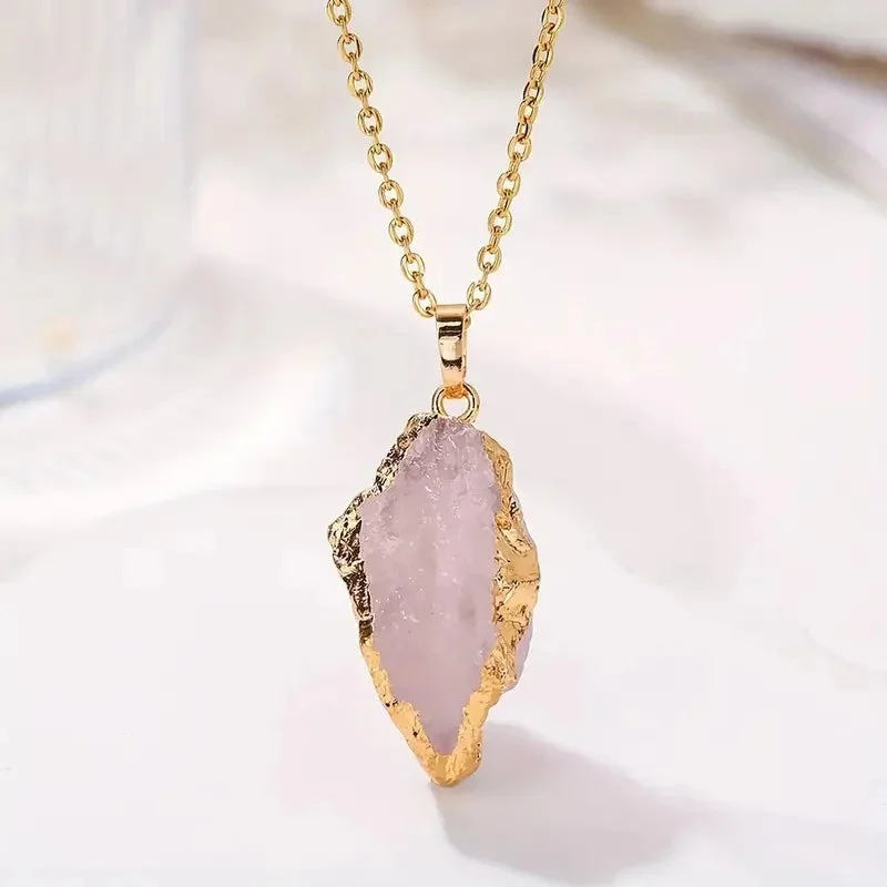 Collier Pierre Naturelle en Citrine