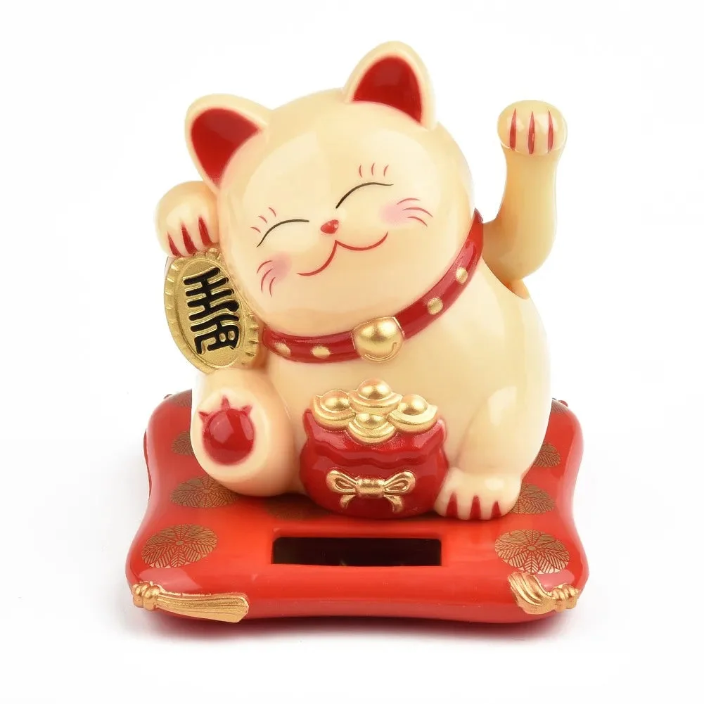 Chat Porte-Bonheur Maneki Neko Solaire – Image 10