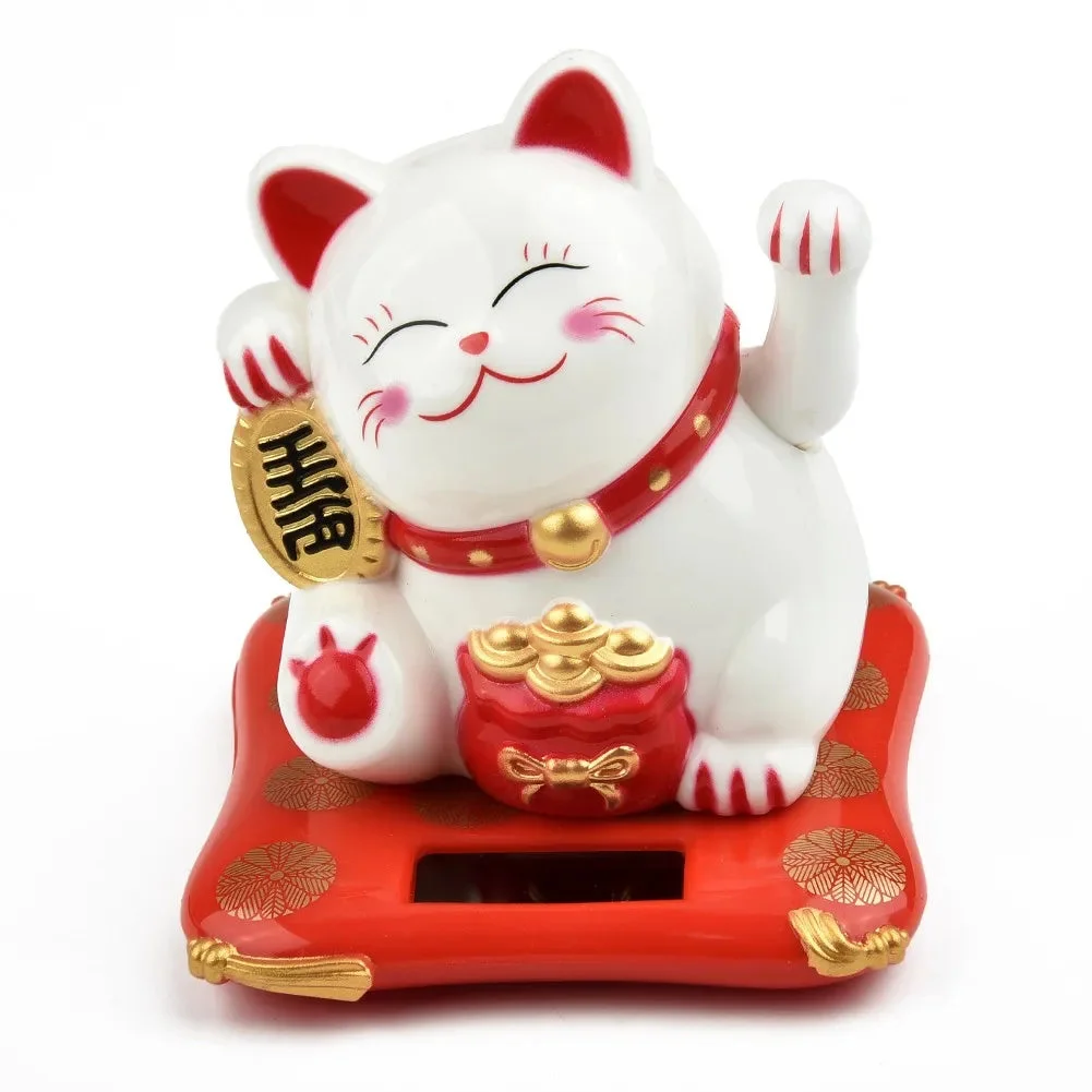 Chat Porte-Bonheur Maneki Neko Solaire – Image 11
