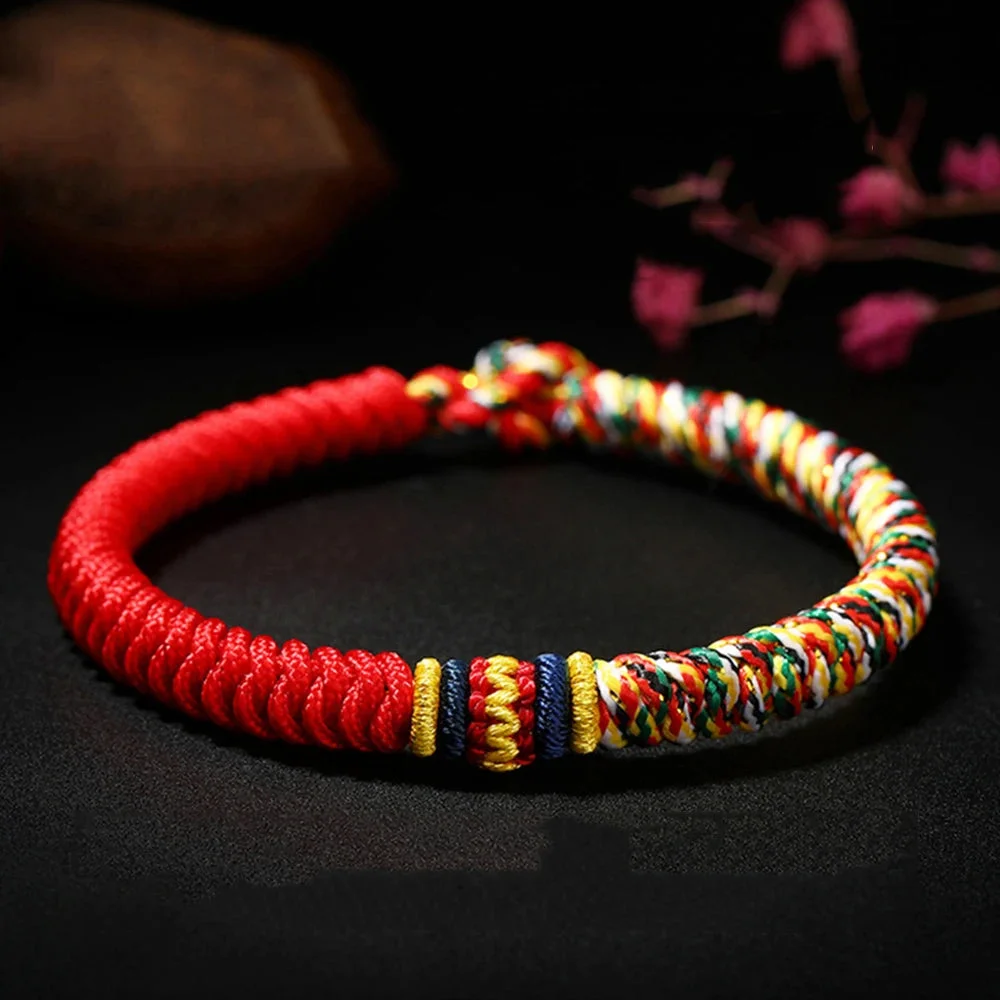 Bracelet Tressé Bouddhiste Tibétain