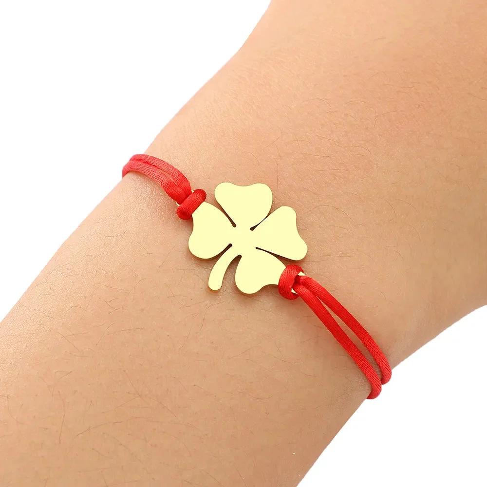 Bracelet Rouge Porte-Bonheur ajustable