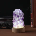 Lampe de Chevet Grappe en Améthyste