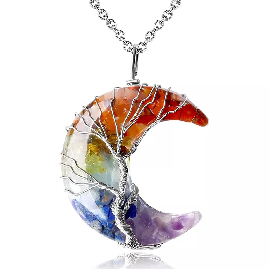 Collier 7 Chakras Arbre de Vie