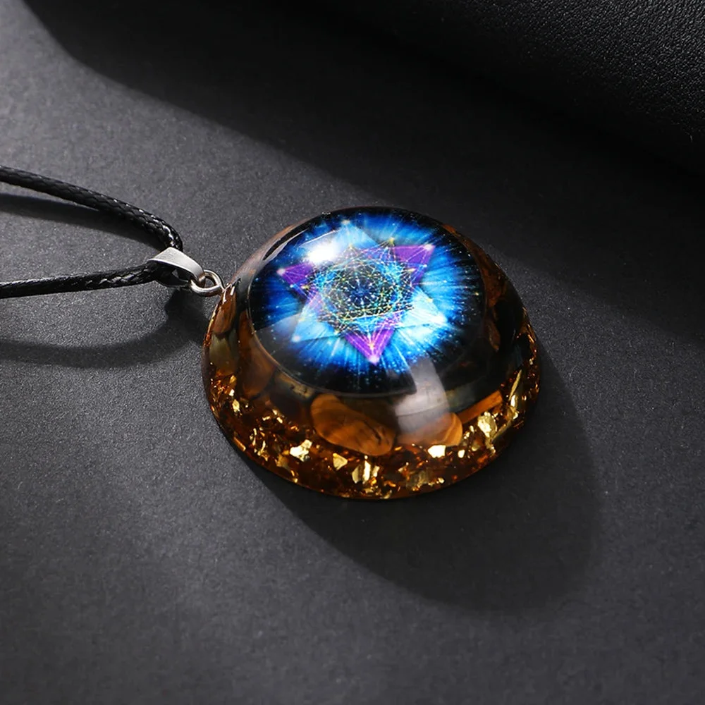 Pendentif D’Orgonite en Pierre de Cristal – Image 3