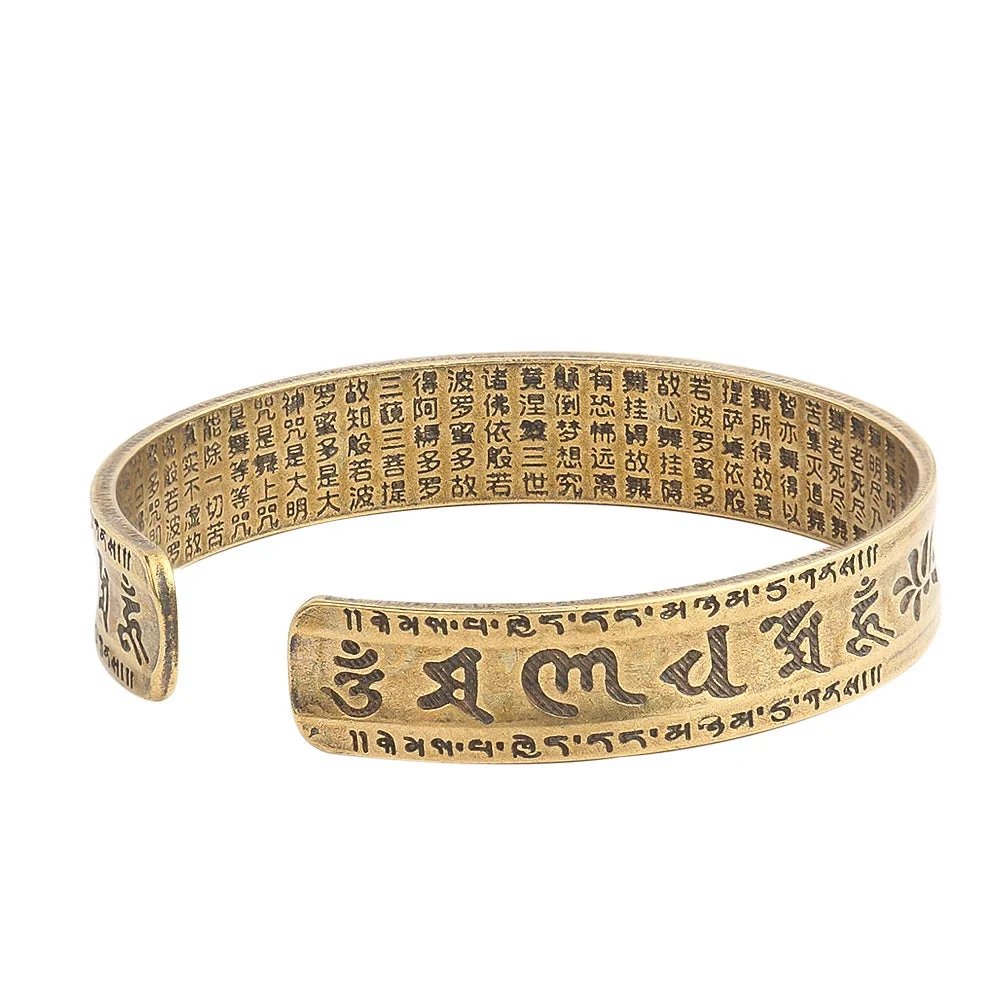 Détails du Bracelet Cuivre Tibétain Lotus