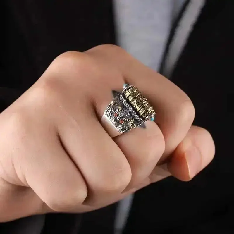 Bague Tibétaine Détail