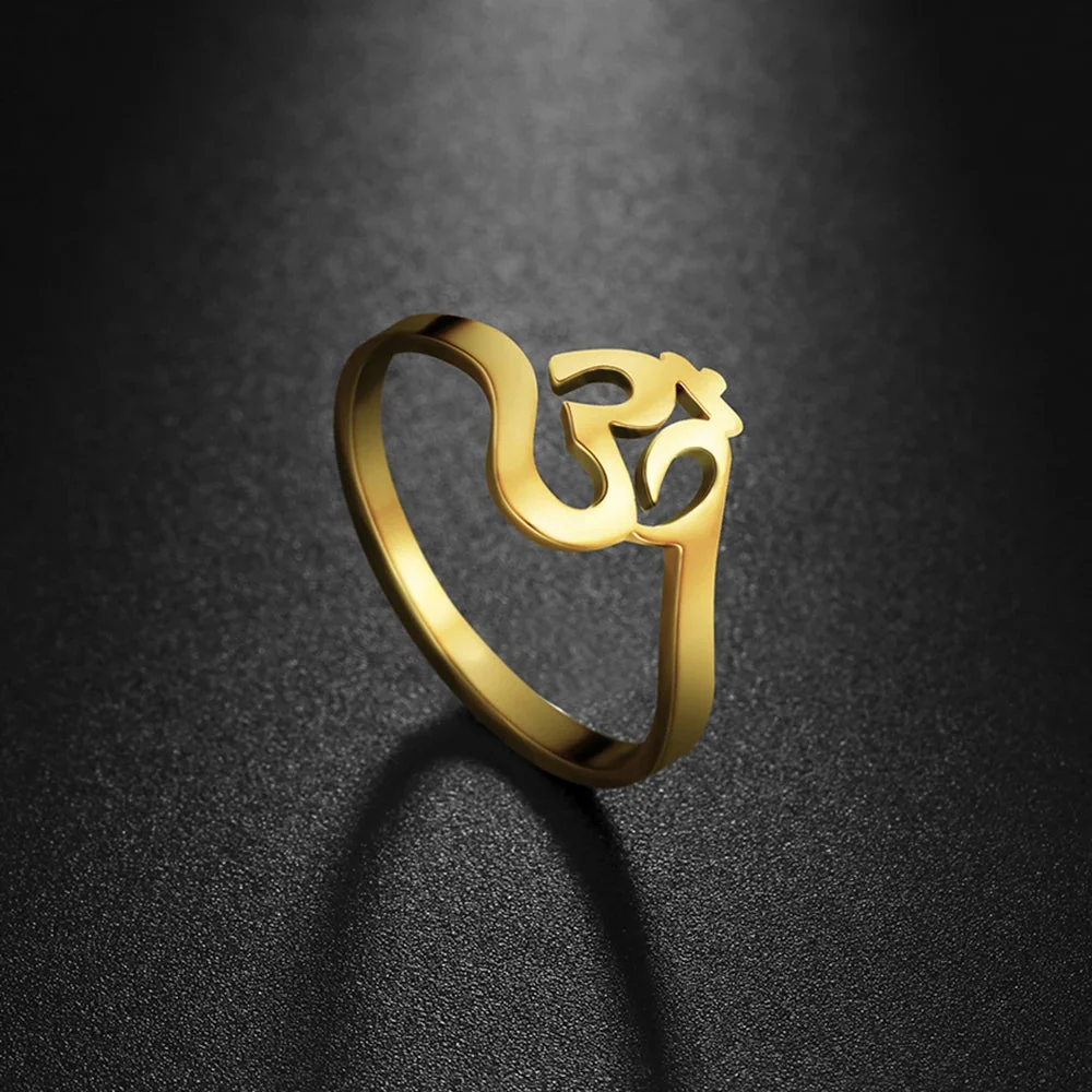 Bague Om Or - Symbole de Spiritualité