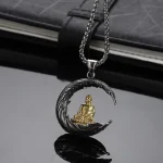 Pendentif Bouddha Lune