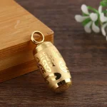 Pendentif Bouddhiste Roue de Priere