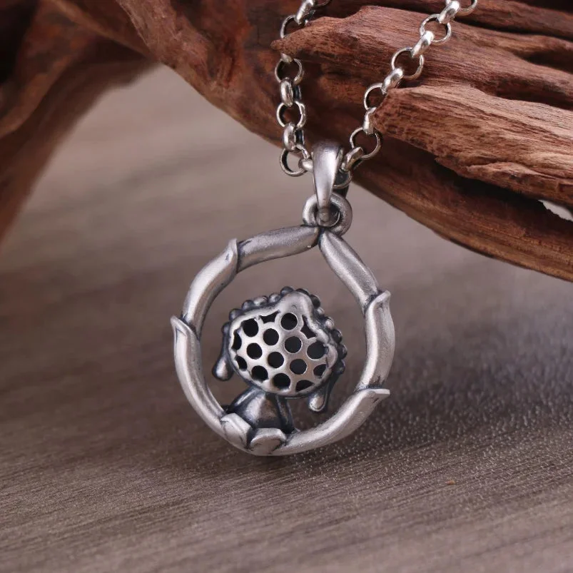 Détails du Pendentif Petit Bouddha Tibétain