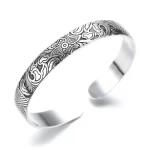 Bracelet Fleur de Lotus en argent