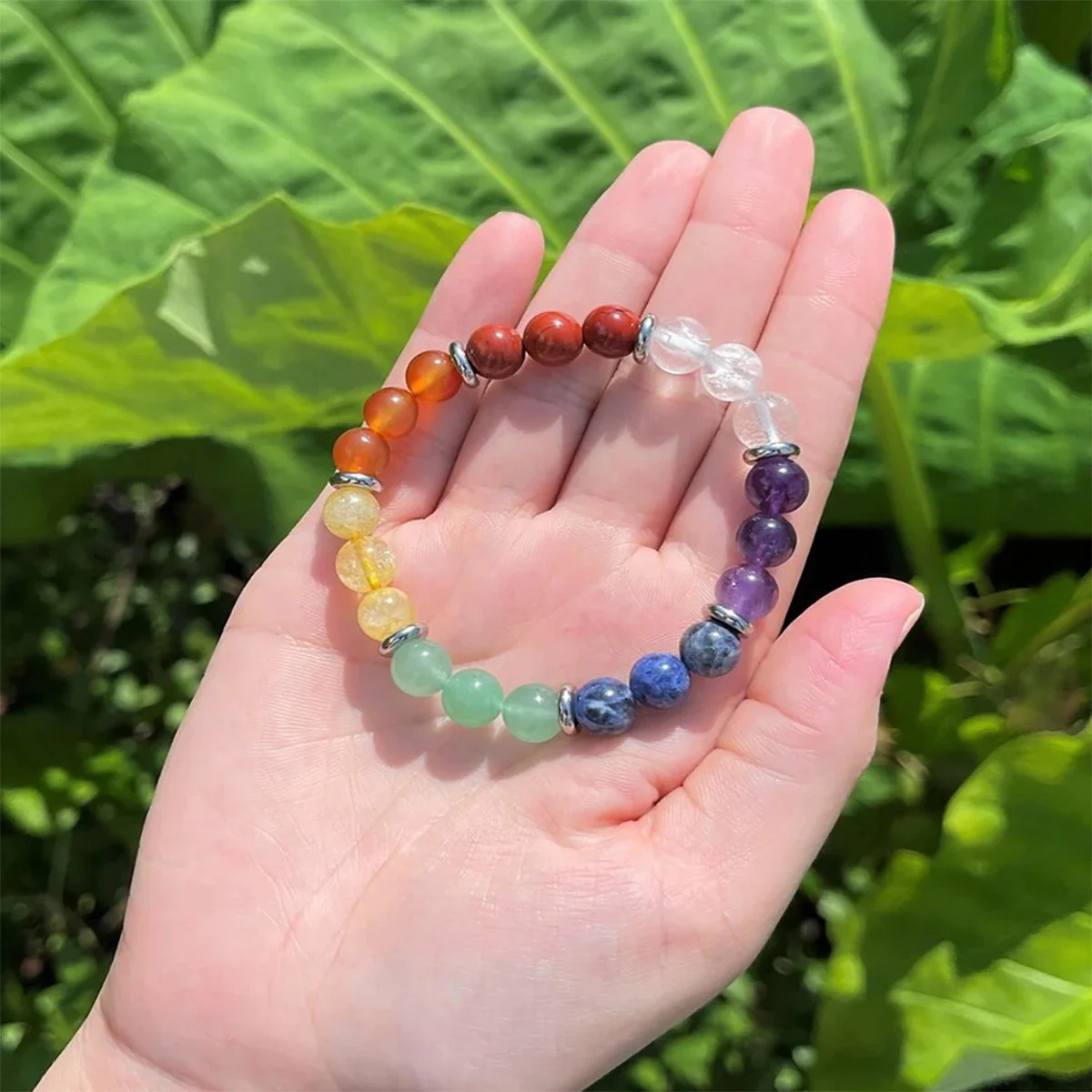 Équilibre avec le Bracelet 7 Chakras