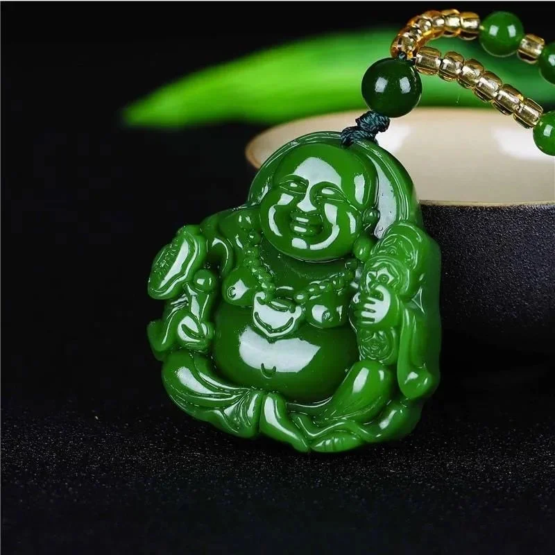Détails du Pendentif en Jade Bouddha