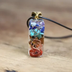 Pendentif Orgonite 7 Chakras