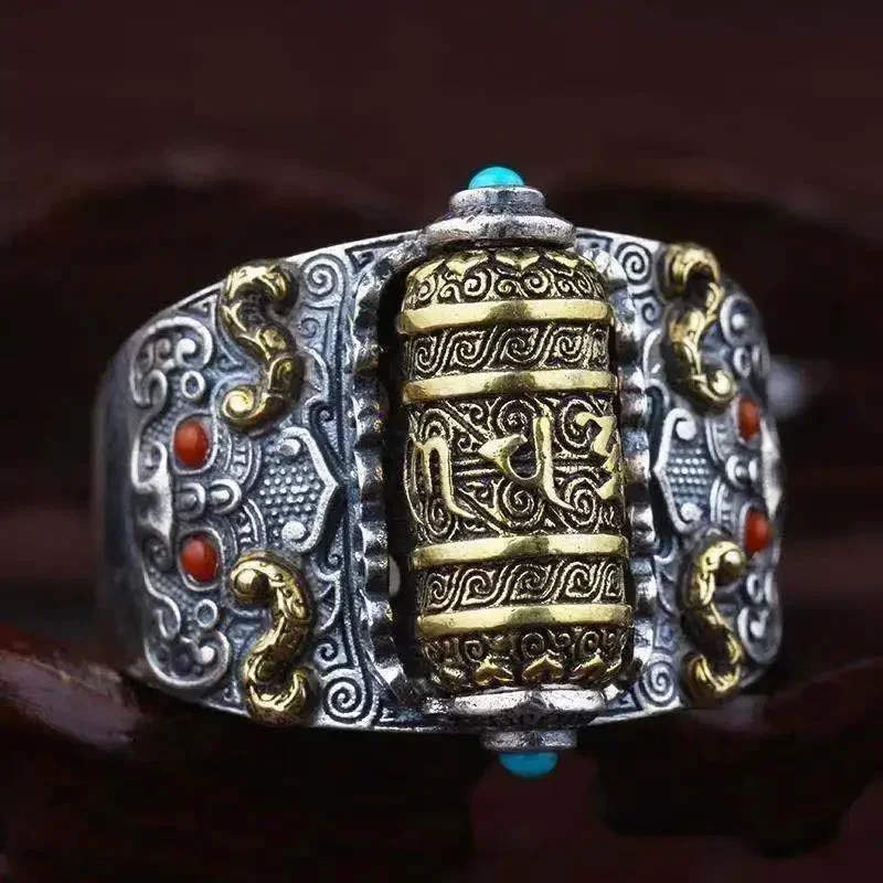 Bague Tibétaine en Cuivre