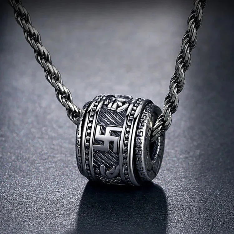 Pendentif Om Mani Padme Hum Rotatif