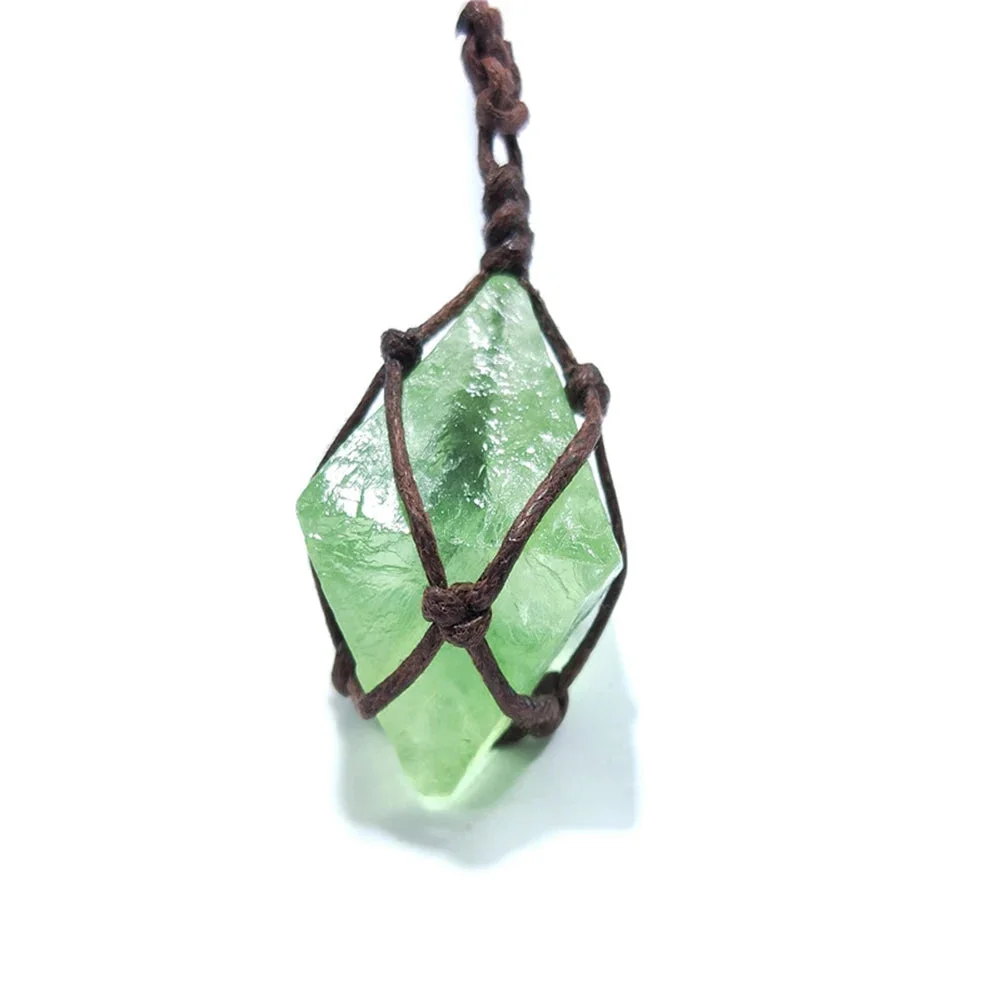 Collier en Pierre Naturelle Emeraude