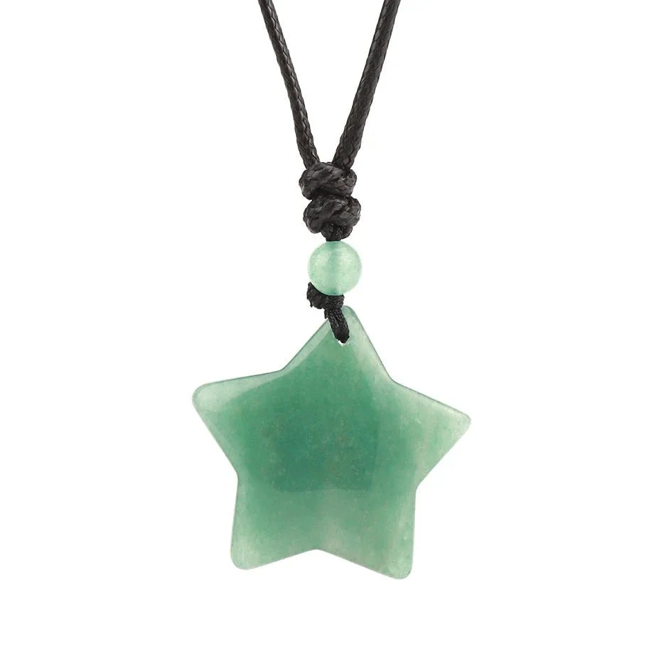 Collier Oeil de Tigre en Forme D’Étoile sur fond naturel