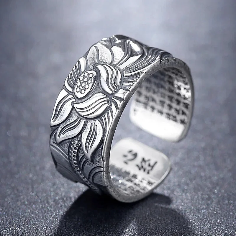 Bague Lotus pour homme