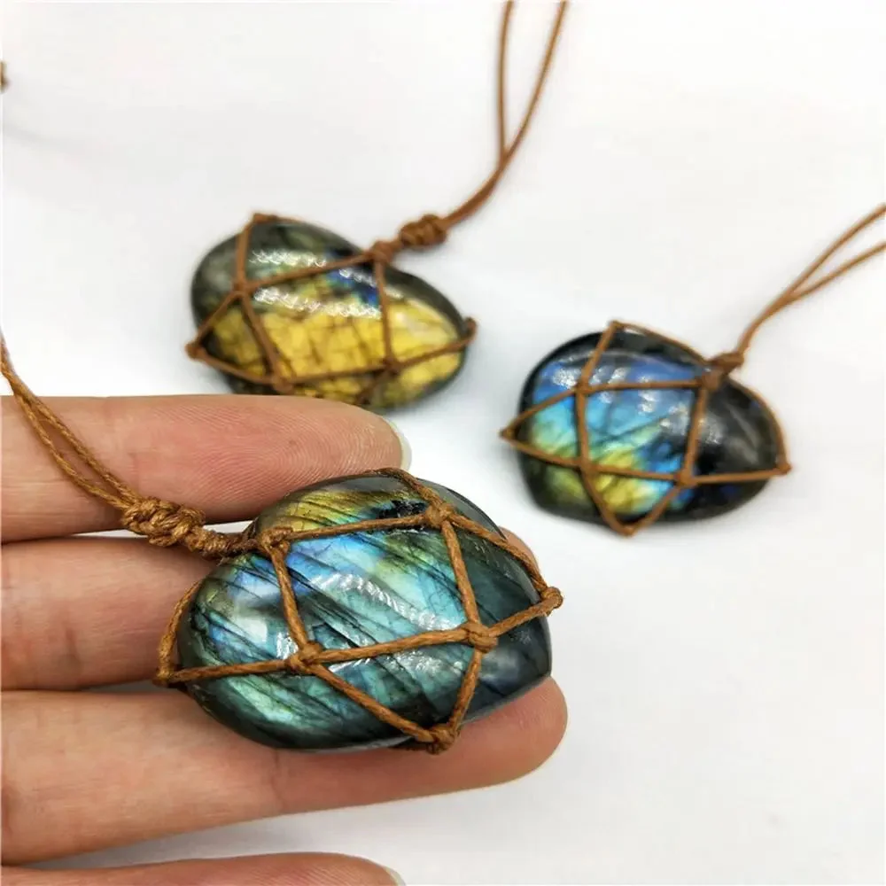 Collier Pierre Labradorite Rond