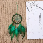Attrape Reve Plume Verte